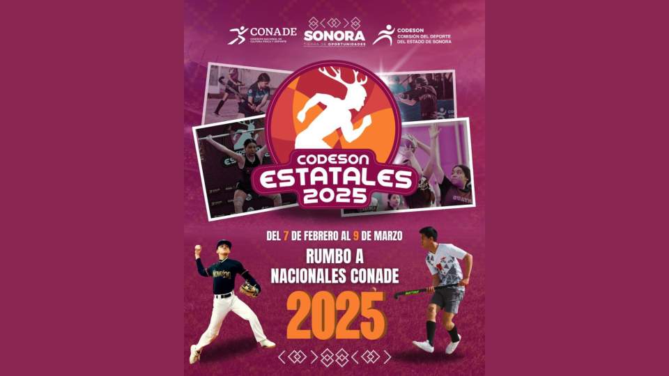 DAN A CONOCER CONVOCATORIA DE LOS ESTATALES CODESON 2025